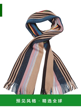 香港直邮PAUL SMITH 男士围巾 M1A151FT64562 AW2025 棕色 Multic