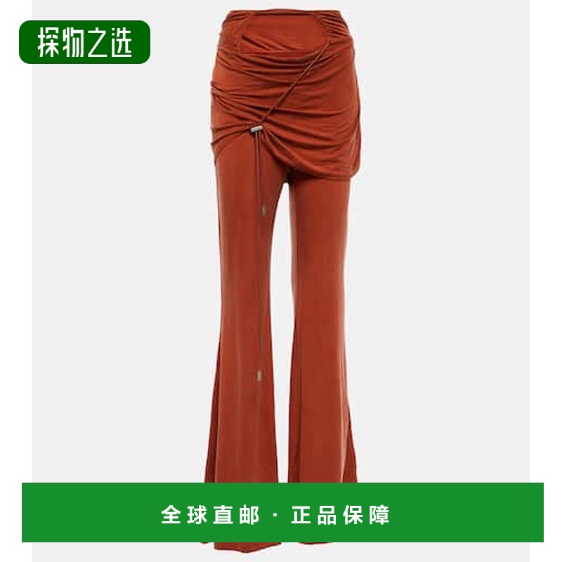 香港直邮Jacquemus 女士 Le Pantalon Espelho 喇叭长裤