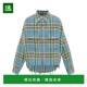 R13W7298R658BLIGHTBLUEPLAID 香港直邮R13 女士衬衫 SS2026