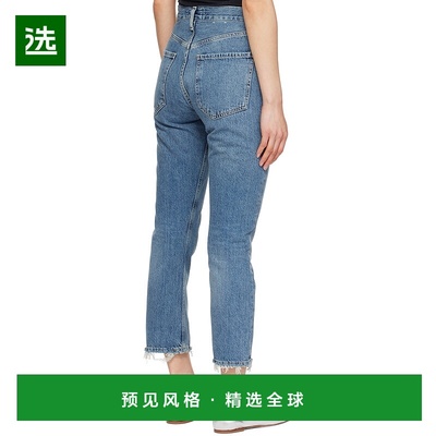 香港直邮Agolde 高腰直筒牛仔裤 A056C983FREQUENCY直筒裤
