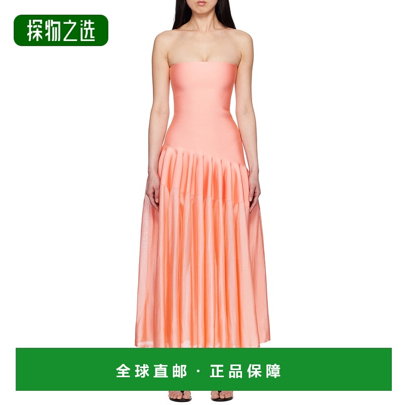 香港直邮Alaia 露肩连衣裙 AA9R2648K031A长裙