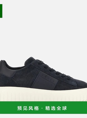 欧洲直邮Hogan H-Stripes蓝色运动鞋