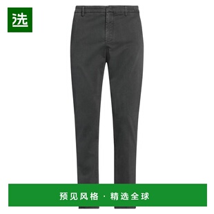 1h可退 香港直邮Dondup 男士 斜纹棉布裤 grey灰色 舒适时尚
