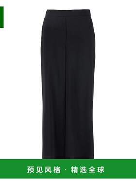 1h可退 香港直邮p a r o s h 女士 黑色阔腿松紧带后束腰高科技布