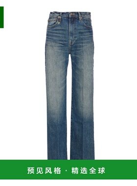 1h可退 香港直邮R13 女士牛仔裤 R13WD188D246A AW2025 蓝色
