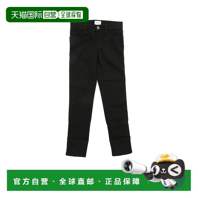 1h可退 香港直邮GUCCI 女士牛仔裤 519950XRA851060 AW2019 黑色