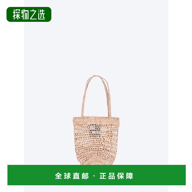 香港直邮Chloe 蔻依 女士 小号拉菲草手提袋 CH25AS903P08