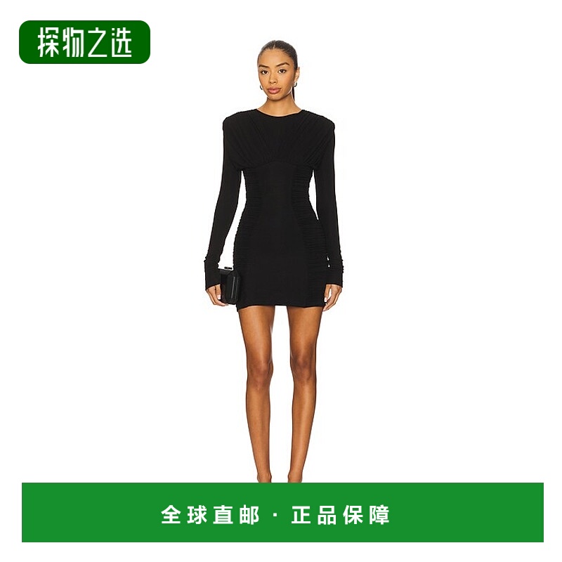 香港直邮AGOLDE 女士 Abbi 连衣裙 A200091618 black黑色 舒适时