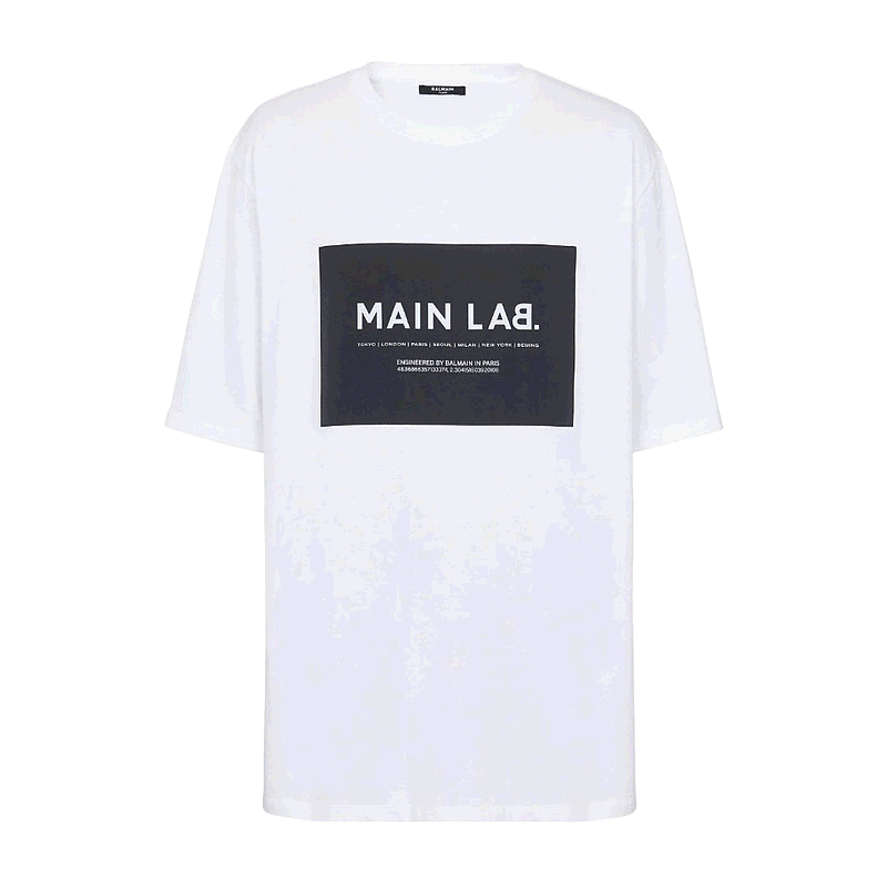 香港直邮Balmain 短袖T恤 CH6EH015JH91男装