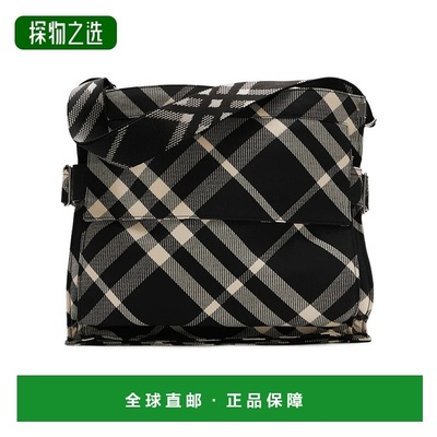 香港直邮Burberry Trench中号格纹单肩包 80950141