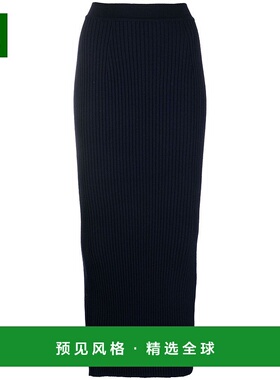 1h可退 香港直邮Chloe 蔻依 女士 Chloè 蓝色半身裙 CHC22AMJ216