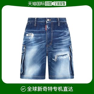 S74MU0821S30663 牛仔短裤 工装 香港直邮Dsquared2
