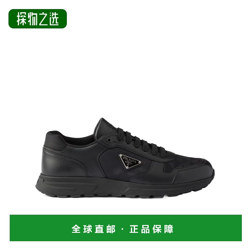 香港直邮Prada Prax 2.0 Re-Nylon 和皮革运动鞋 2EE4443LNWFG000