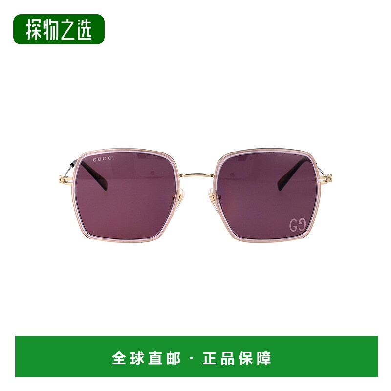 1h可退 香港直邮Gucci 古驰 女士 全框太阳镜 GG1848S pink粉色