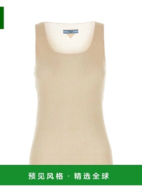 1h可退 香港直邮Prada 普拉达 女士 無袖羅紋背心 P29B10SOOO14QD