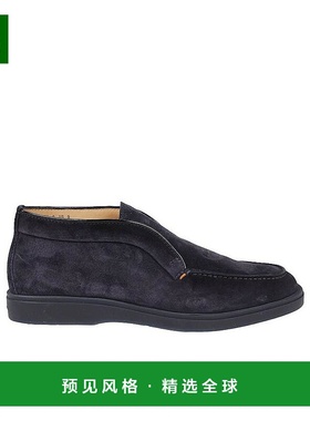 香港直邮Santoni 徽标沙漠靴 MGDT17823OOTEGEXU60BLUE