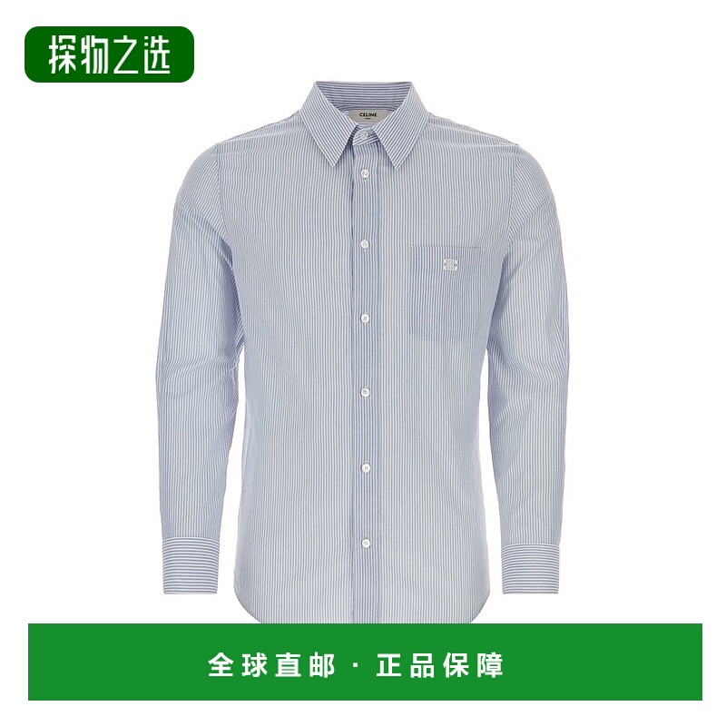 香港直邮Celine 思琳 男士 长袖衬衫 2C982466X blue蓝色 舒适时