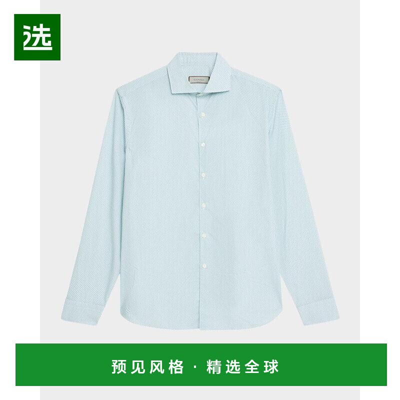 【美国直邮】canali 男士 衬衫正品舒适流行穿搭小众百搭高级感