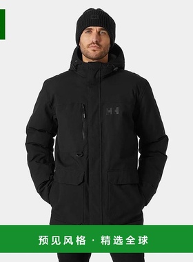 欧洲直邮Helly Hansen 男士黑色聚酰胺UrbanLab羽绒派克大衣