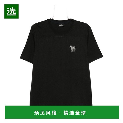 1h可退 香港直邮Paul Smith 男士 By and Polos T恤黑色T恤 M2R01