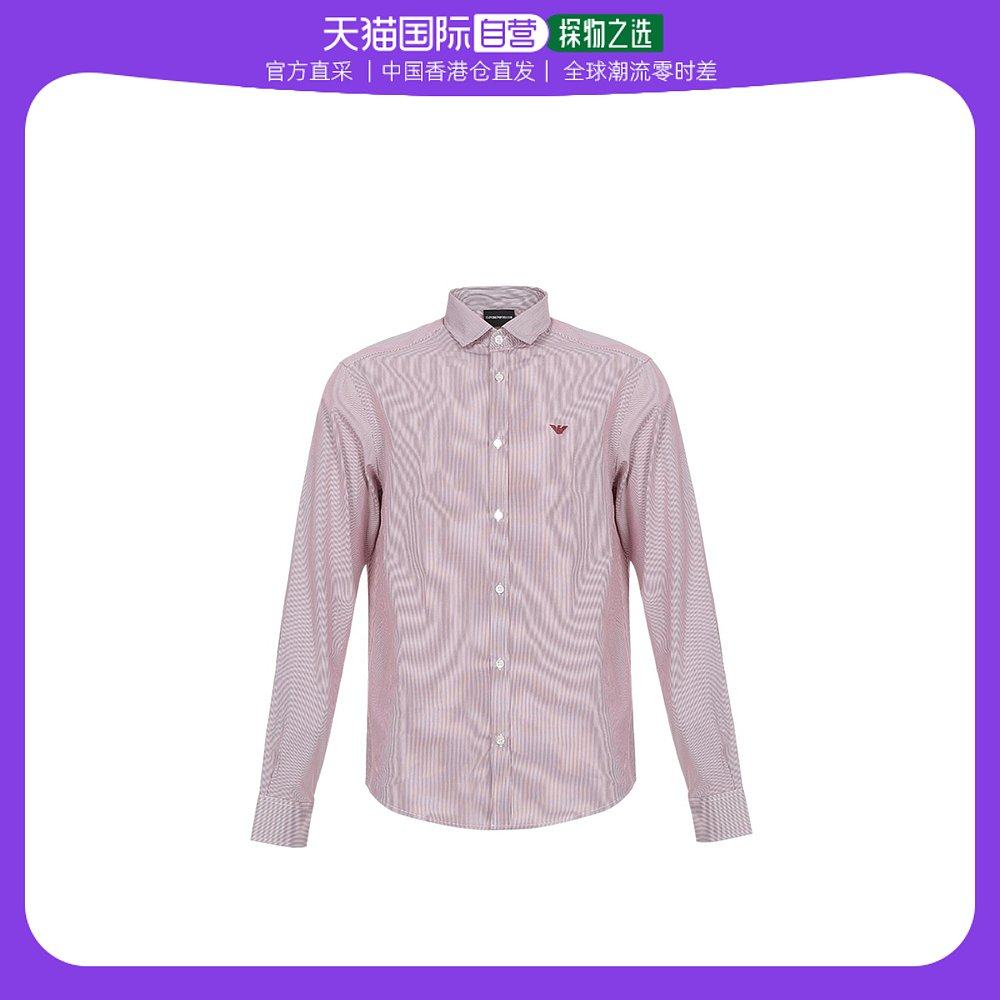 香港直邮emporio armani 徽标长袖衬衫 8n1c751v04zf306阿玛尼