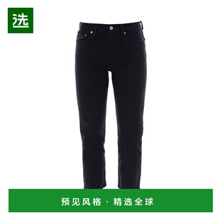 1h可退 香港直邮Levi'S 李维斯 女士 黑色 501 Cropped 牛仔裤 36