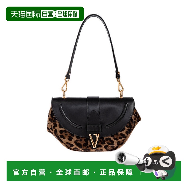 香港直邮Versace 豹纹图案单肩包 10200881A16219
