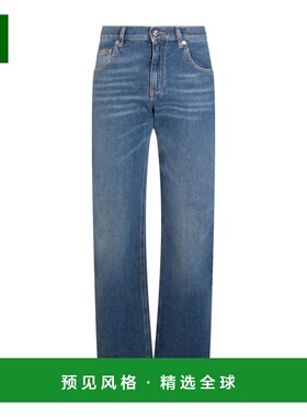 香港直邮BLUMARINE 女士牛仔裤 2J235AD06C1 SS2026 蓝色 腰带环