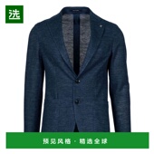 1h可退 GDAKAR22KJ23E350B132 蓝色夹克 香港直邮Tagliatore 男士