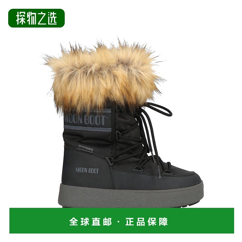 香港直邮moon boot 月亮靴 女士 脚踝靴 black黑色 舒适时尚