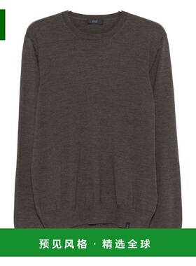 香港直邮FAY 男士针织衫 NMMC1512420CQTS801 AW2025 棕色