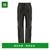 黑色 香港直邮ALBERTA Leath 370E11 AW2025 FERRETTI 女士休闲裤