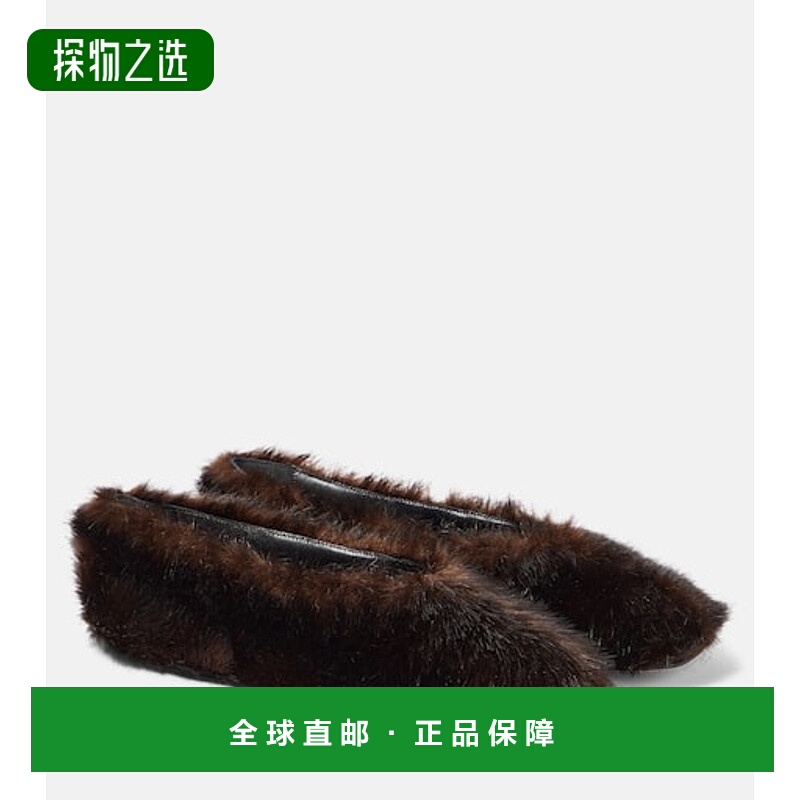 香港直邮magda butrym 女士 仿皮草芭蕾舞鞋 001336