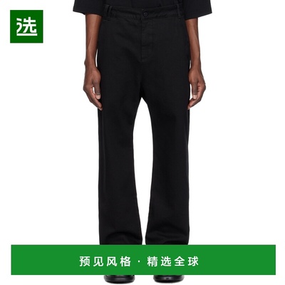 香港直邮Thom Krom 男士休闲裤 MT100BLACK SS2025 黑色 直筒牛仔