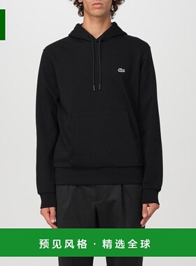 香港直邮LACOSTE 男士卫衣 SH9623031 AW2025 黑色 Sweater  Blac