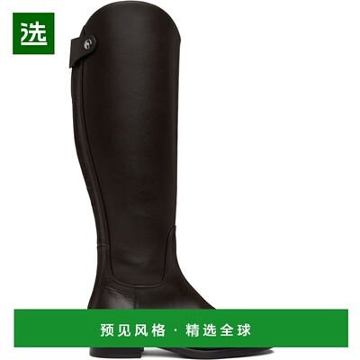 1h可退 香港直邮aeyde 女士 棕色 Hector 高筒靴 A11KB0628002003