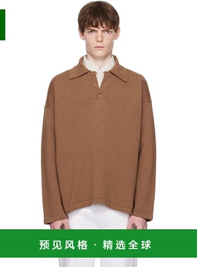 1h可退 香港直邮A.P.C. 男士 黄褐色 Manuel Polo 衫 WOASBH23454