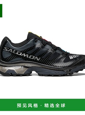 欧洲直邮SALOMON 24新款 XT4O系列男女款黑色亮面拼接纺织运