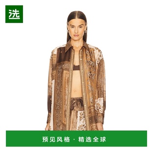 香港直邮ZIMMERMANN 衬衫 女士 Manstyle 4588TSS25 Lucky 1h可退