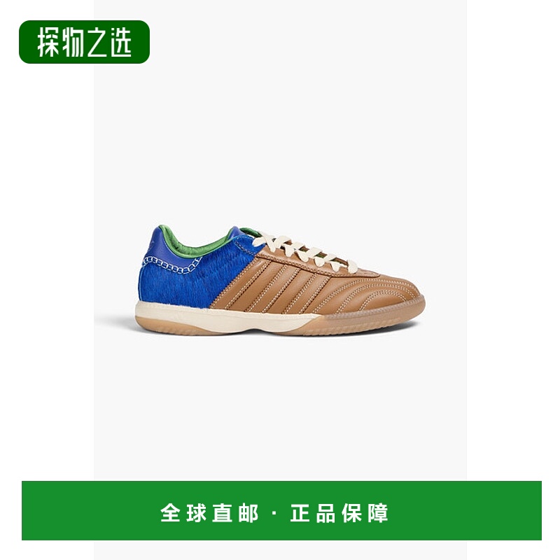 香港直邮Adidas Originals 男士 Samba 绗缝皮质小牛毛运动鞋 IF6