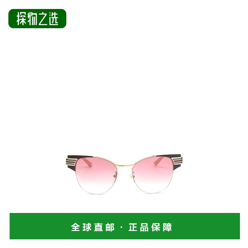 Gucci 猫眼形浮雕徽标太阳镜 GG0521S古驰