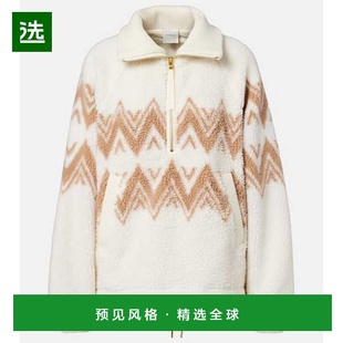 1h可退 香港直邮VARLEY 女士 Hendrik teddy 提花夹克 white白色