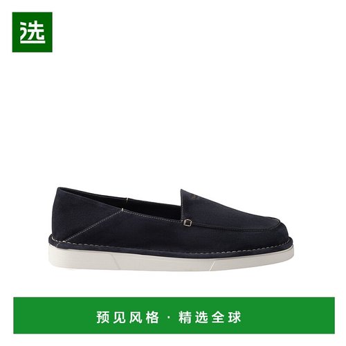 香港直邮Prada 绒面革休闲鞋 2DF088103FG000普拉达乐福鞋一脚蹬