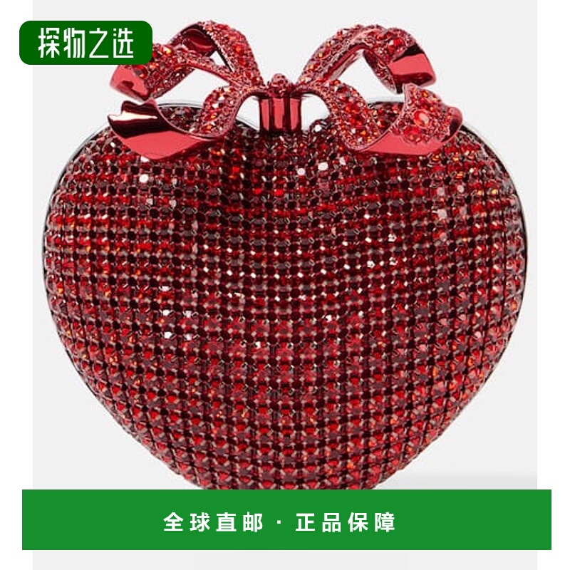 香港直邮Self-Portrait 女士 蝴蝶结水晶装饰手包