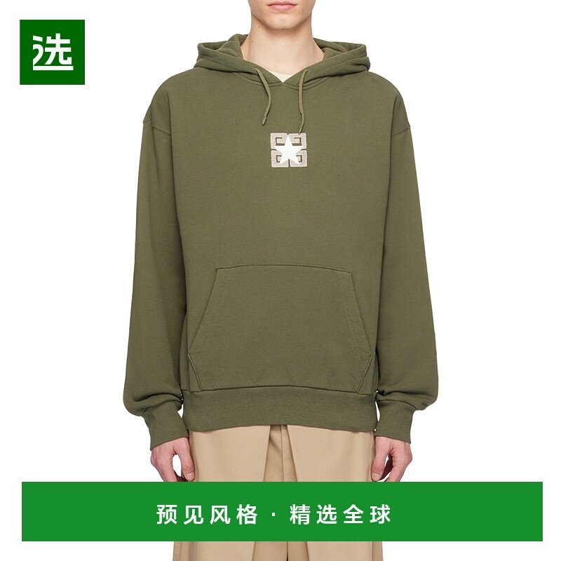 香港直邮Givenchy 4G Stars 连帽卫衣 BMJ0LA3YLZ