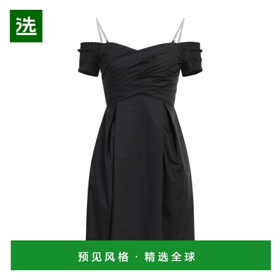 1h可退 【美国直邮】LIU JO/瑠久 短裙褶裥连衣裙穿搭时髦