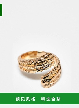 1h可退 香港直邮ASOS 女士 Curve around molten 设计裹式纹理色(