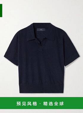 1h可退 香港直邮Arch4 女士 Aldwich 有机羊绒Polo衫 KNJP2614BNA