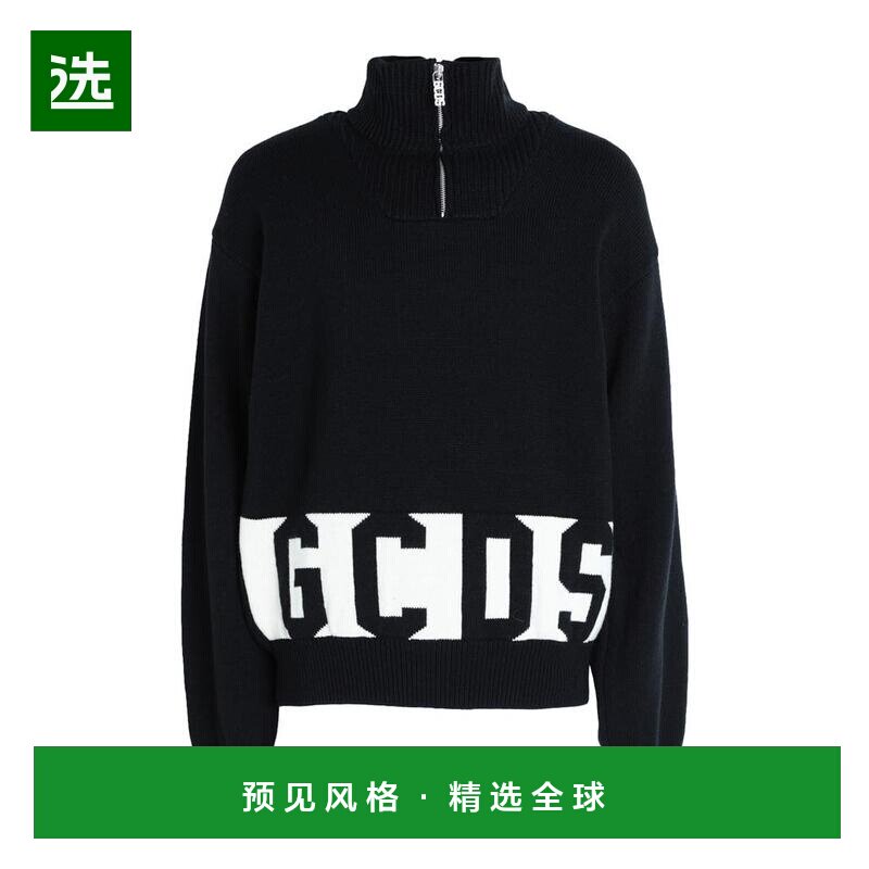 1h可退 【美国直邮】GCDS 高领毛衣 男装针织衫 14412832OU 双色