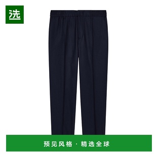 EM003669AF1850 弹力斜纹纯羊毛罗纹长裤 香港直邮Emporio Armani